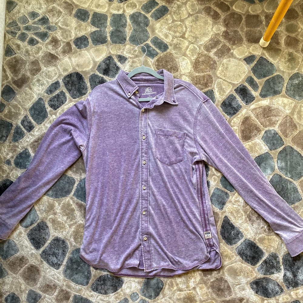 Surfside Supply Co Plum button down